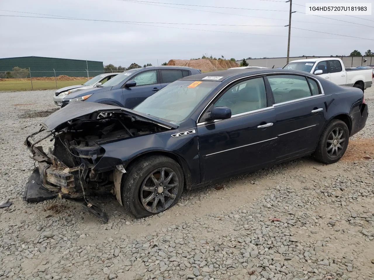 2007 Buick Lucerne Cxl VIN: 1G4HD57207U181983 Lot: 78027064