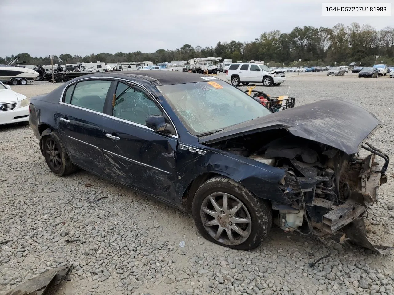 2007 Buick Lucerne Cxl VIN: 1G4HD57207U181983 Lot: 78027064