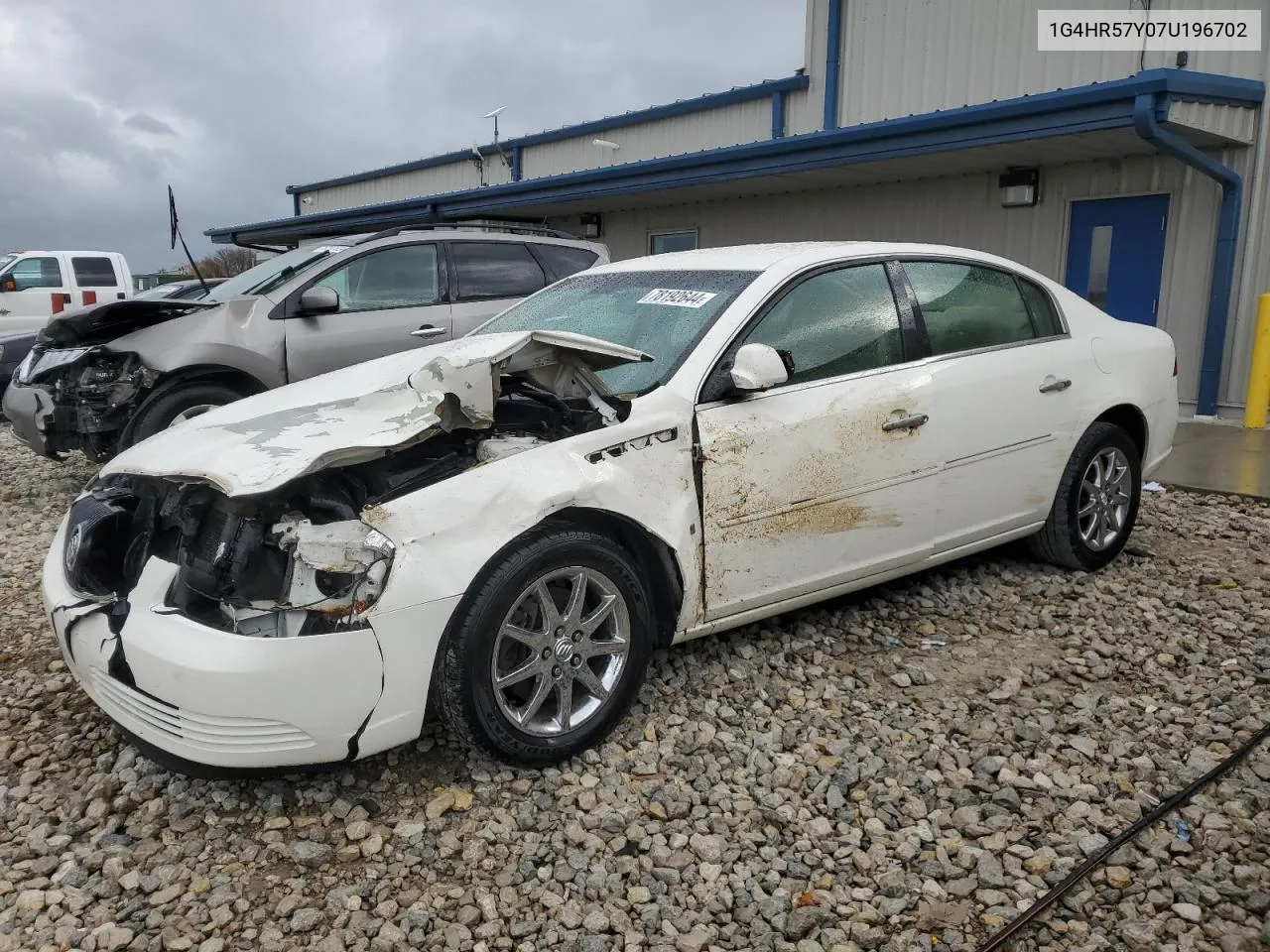 2007 Buick Lucerne Cxl VIN: 1G4HR57Y07U196702 Lot: 78192644