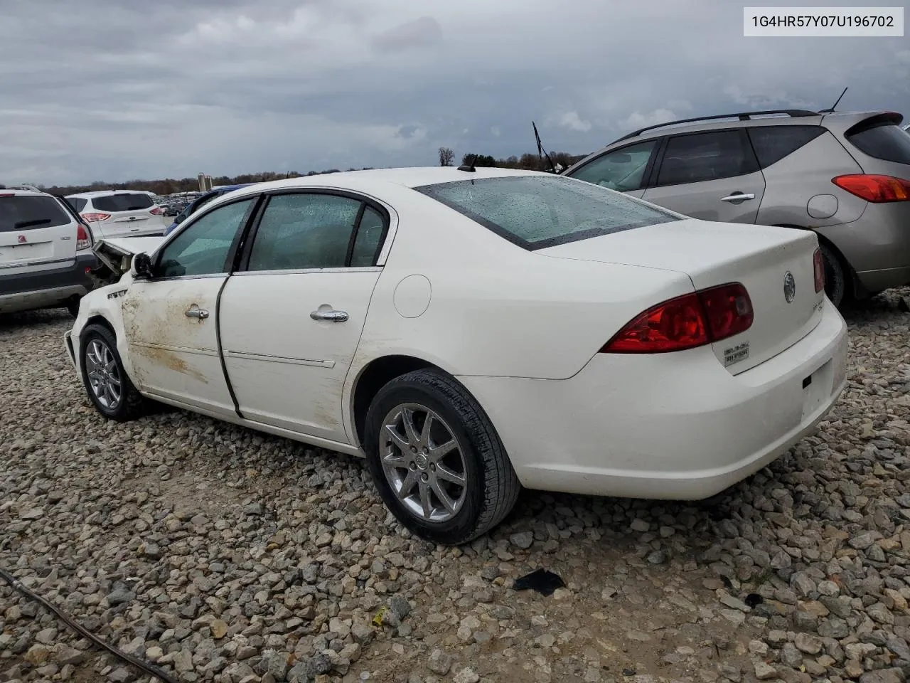 2007 Buick Lucerne Cxl VIN: 1G4HR57Y07U196702 Lot: 78192644