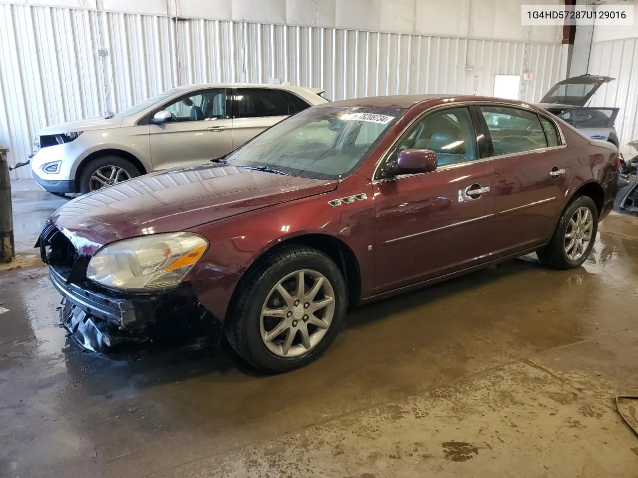 2007 Buick Lucerne Cxl VIN: 1G4HD57287U129016 Lot: 78208734