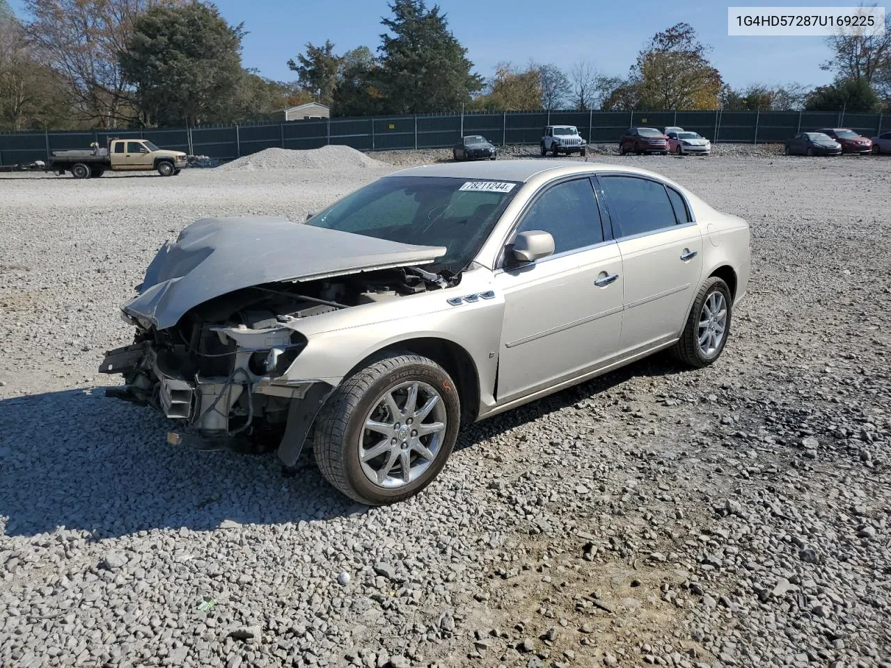 2007 Buick Lucerne Cxl VIN: 1G4HD57287U169225 Lot: 78211244