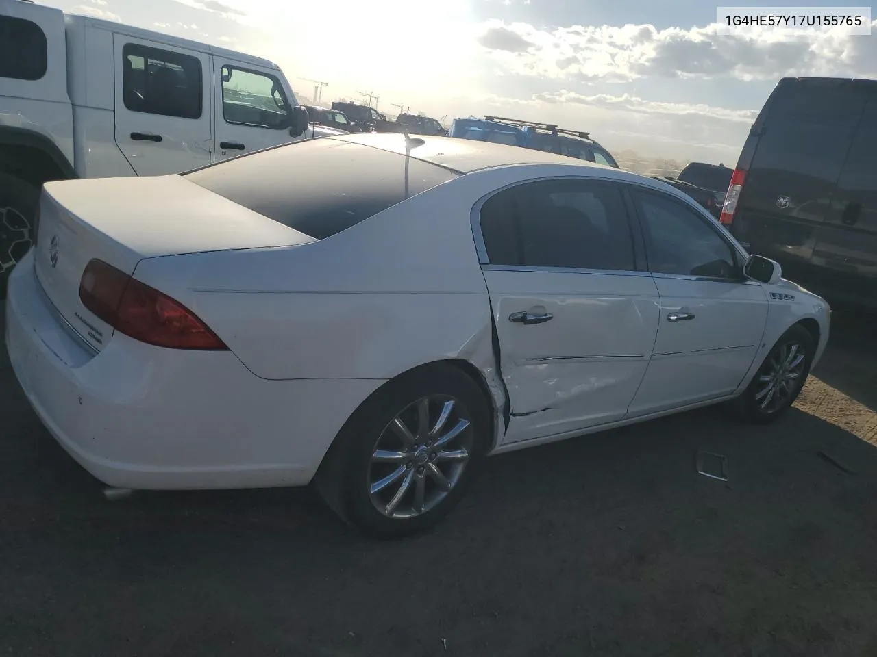 2007 Buick Lucerne Cxs VIN: 1G4HE57Y17U155765 Lot: 78412584