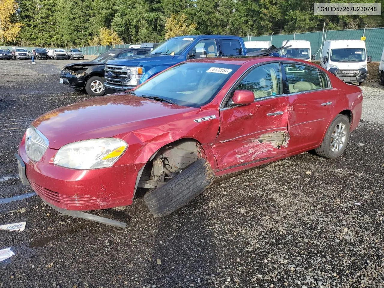 2007 Buick Lucerne Cxl VIN: 1G4HD57267U230748 Lot: 79122254