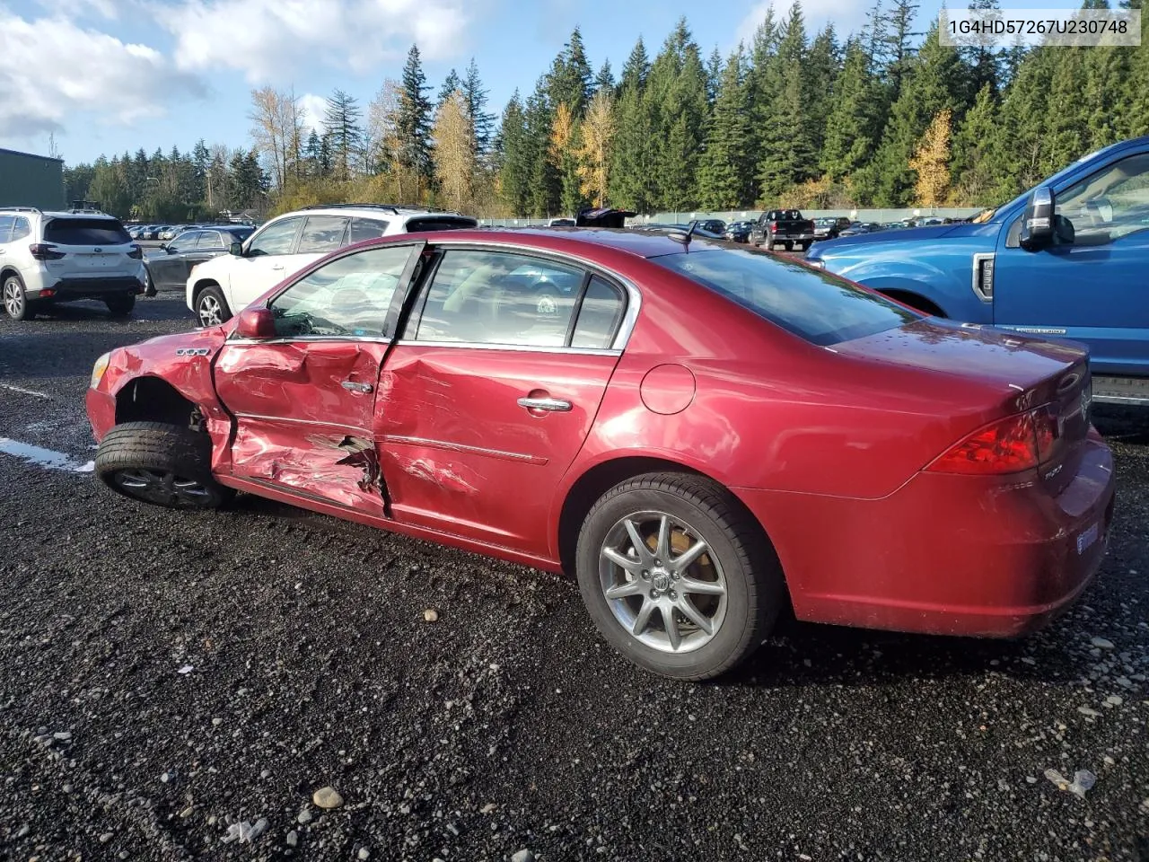 2007 Buick Lucerne Cxl VIN: 1G4HD57267U230748 Lot: 79122254