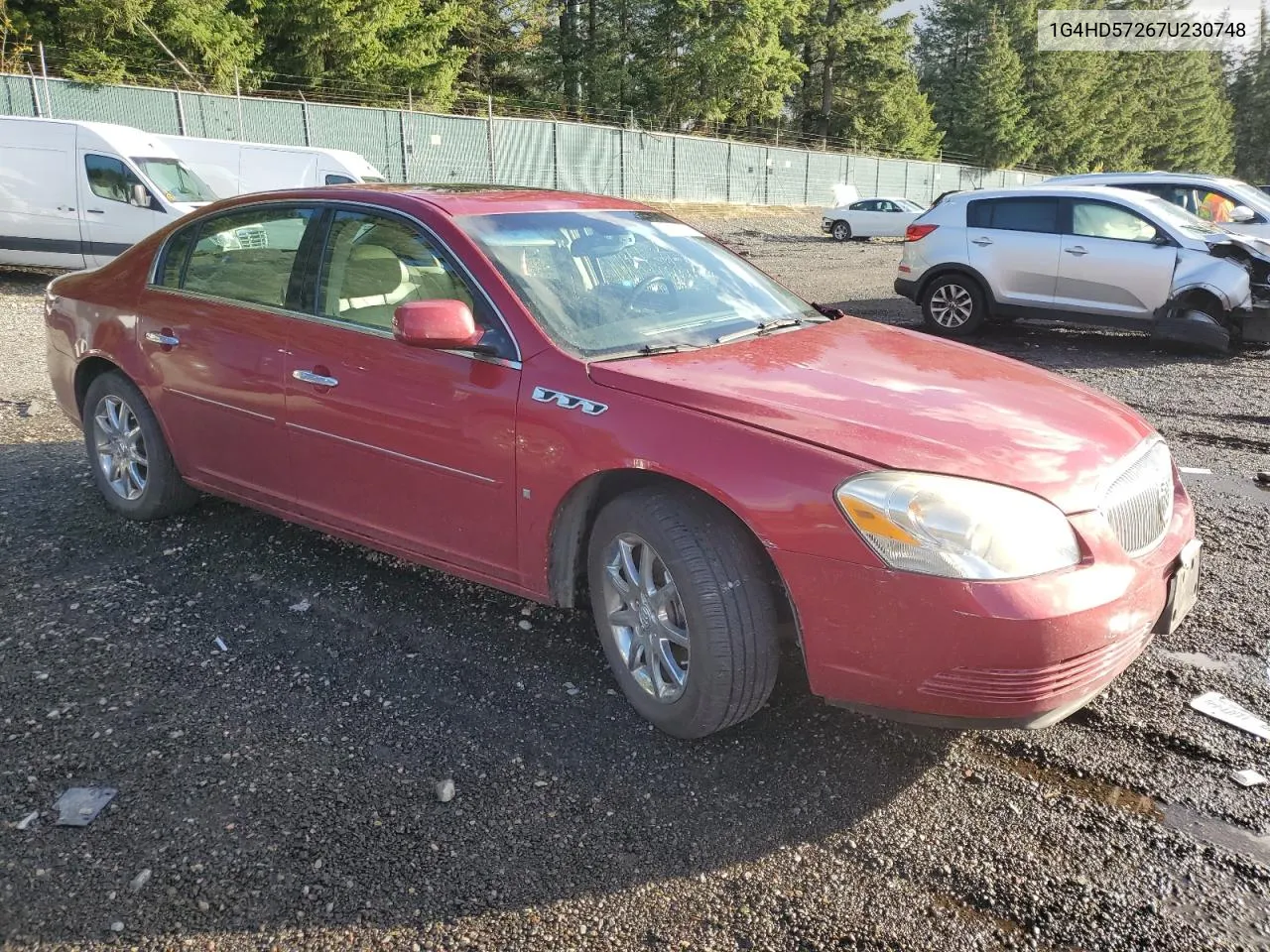 2007 Buick Lucerne Cxl VIN: 1G4HD57267U230748 Lot: 79122254