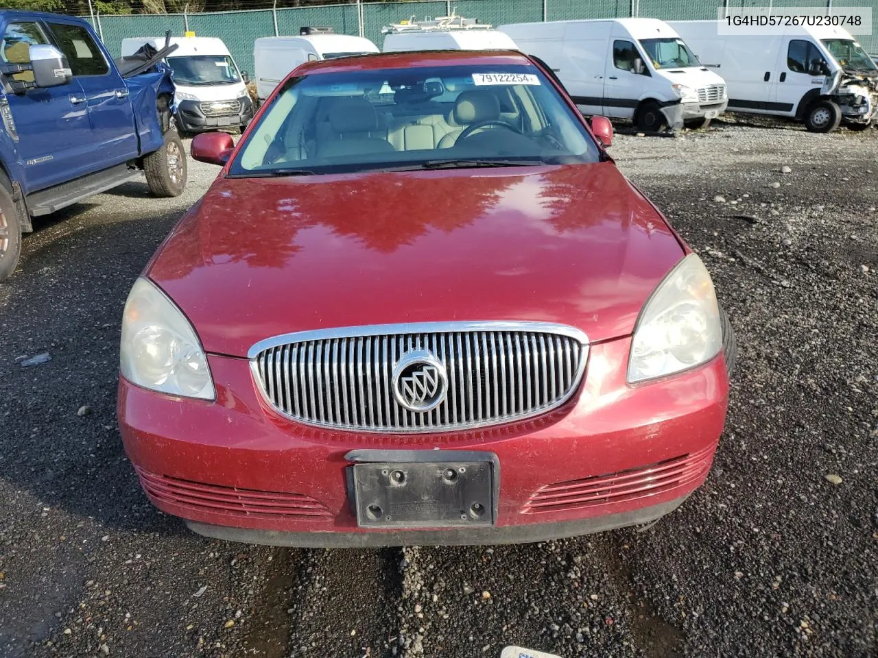 2007 Buick Lucerne Cxl VIN: 1G4HD57267U230748 Lot: 79122254