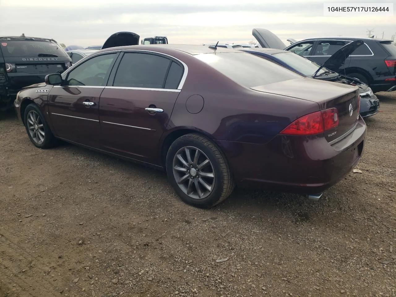 2007 Buick Lucerne Cxs VIN: 1G4HE57Y17U126444 Lot: 80091534