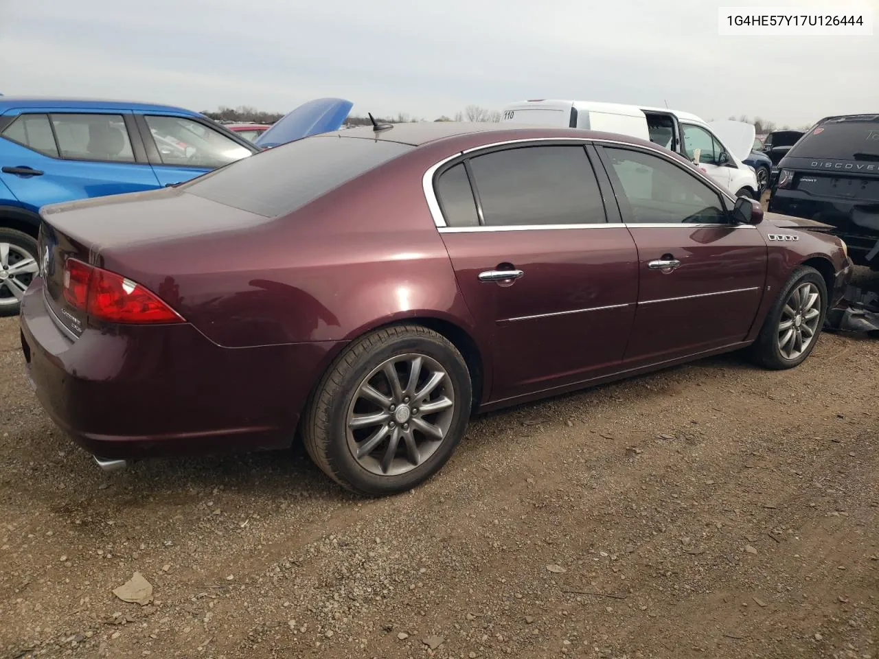 2007 Buick Lucerne Cxs VIN: 1G4HE57Y17U126444 Lot: 80091534