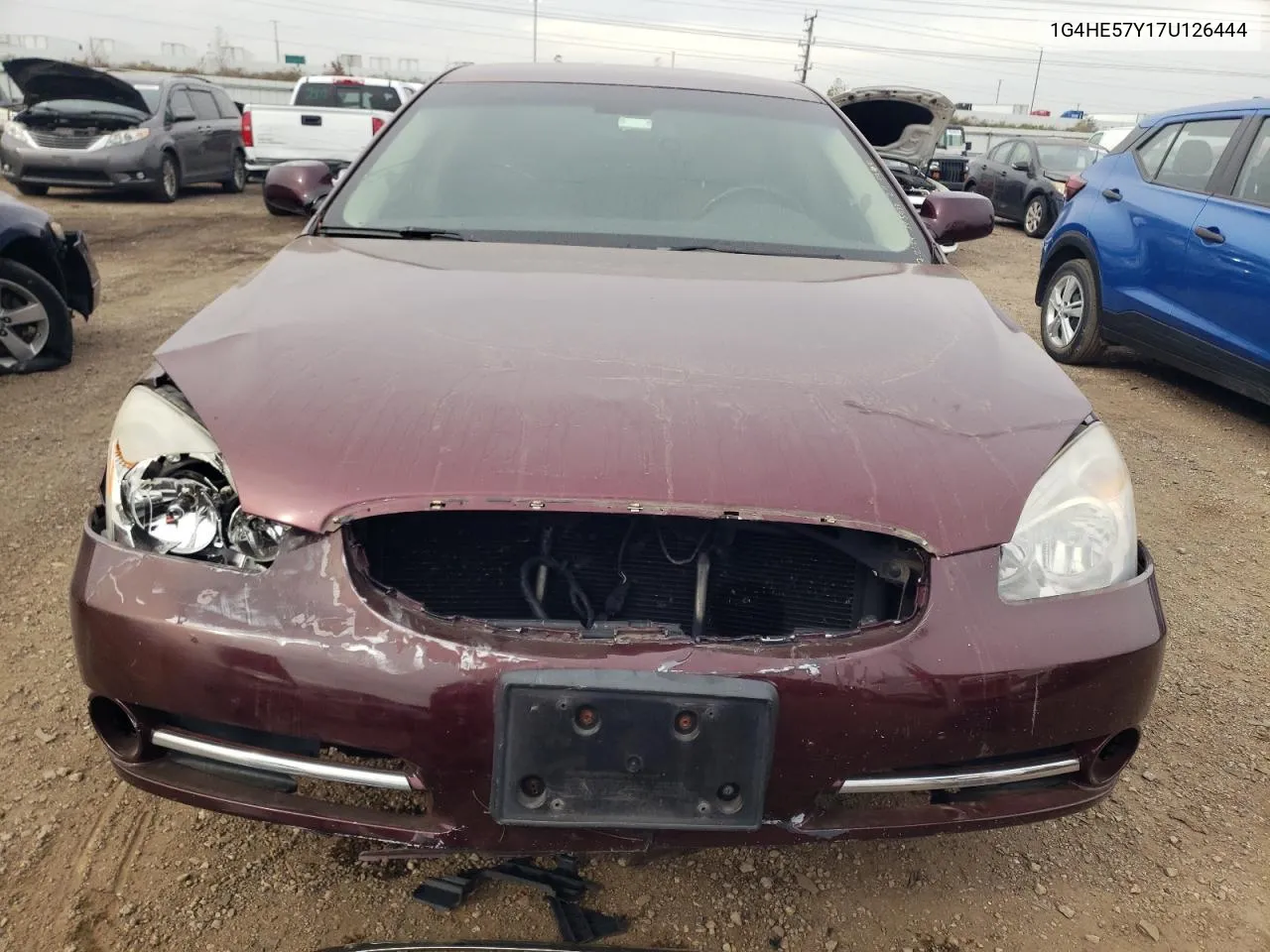 2007 Buick Lucerne Cxs VIN: 1G4HE57Y17U126444 Lot: 80091534