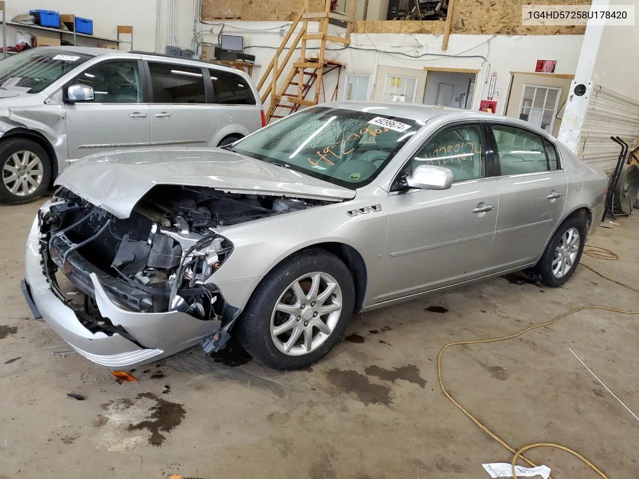 2008 Buick Lucerne Cxl VIN: 1G4HD57258U178420 Lot: 49299674