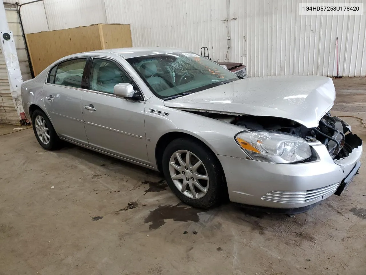 2008 Buick Lucerne Cxl VIN: 1G4HD57258U178420 Lot: 49299674