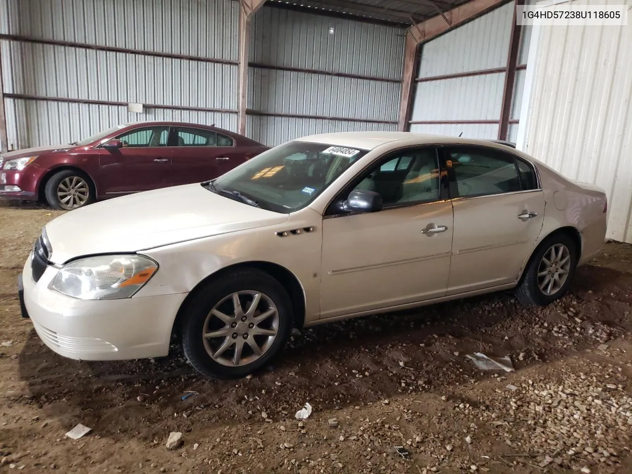 2008 Buick Lucerne Cxl VIN: 1G4HD57238U118605 Lot: 64084854