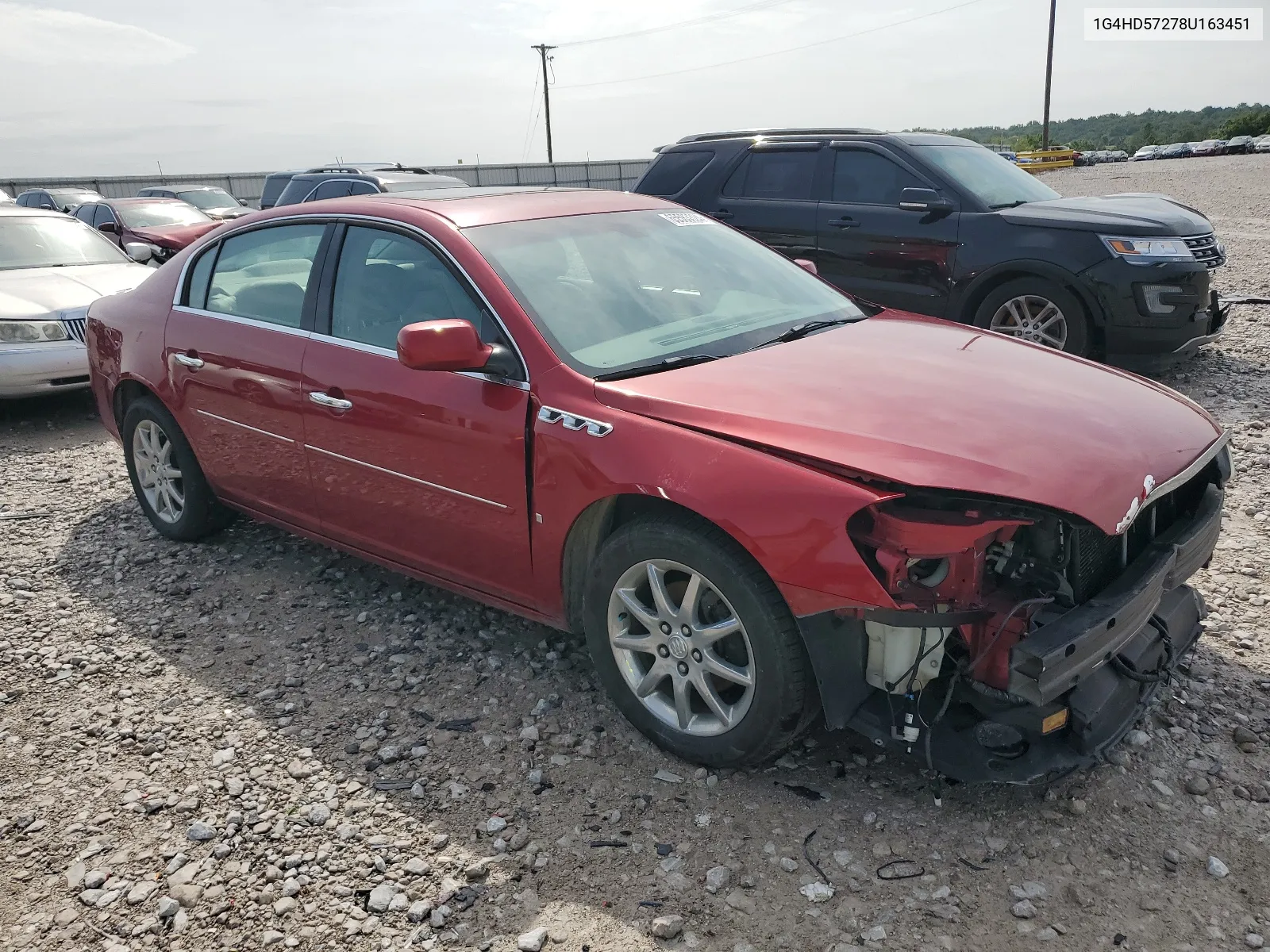 2008 Buick Lucerne Cxl VIN: 1G4HD57278U163451 Lot: 65583324