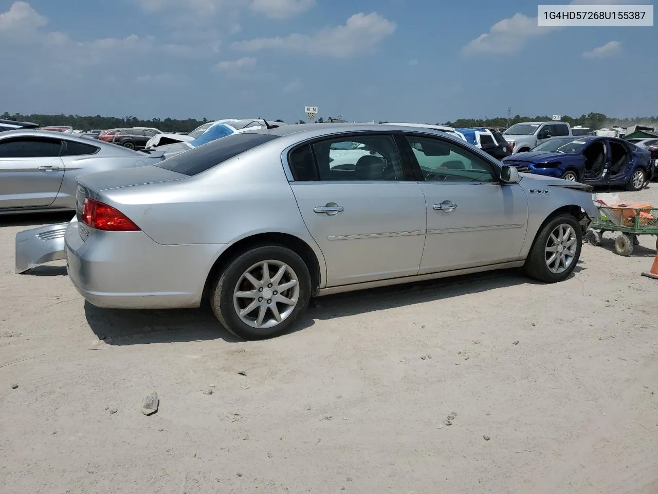 2008 Buick Lucerne Cxl VIN: 1G4HD57268U155387 Lot: 68801204