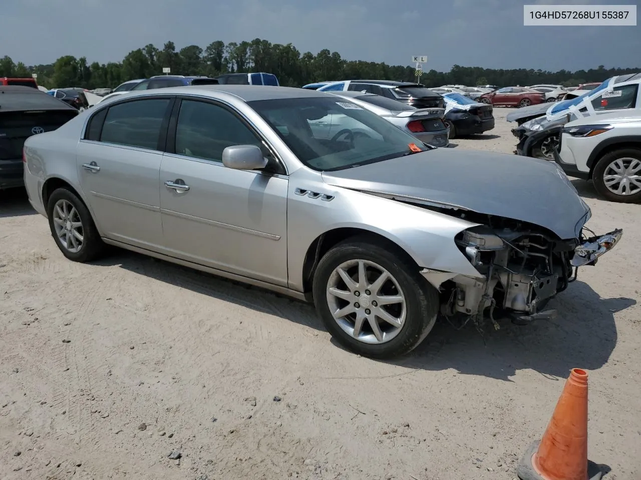 2008 Buick Lucerne Cxl VIN: 1G4HD57268U155387 Lot: 68801204