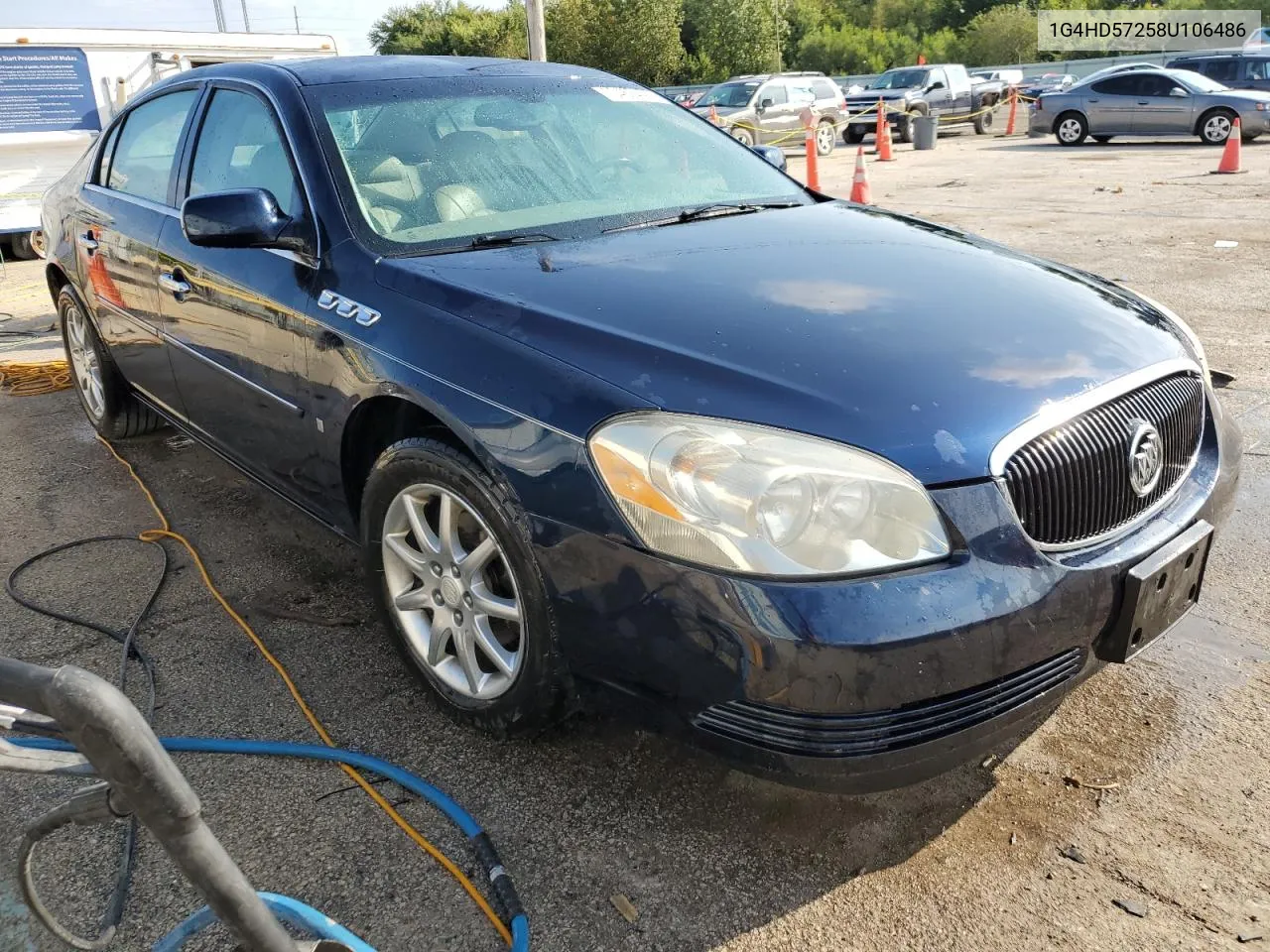 2008 Buick Lucerne Cxl VIN: 1G4HD57258U106486 Lot: 70453444