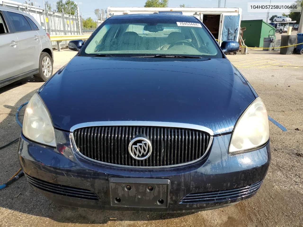 2008 Buick Lucerne Cxl VIN: 1G4HD57258U106486 Lot: 70453444