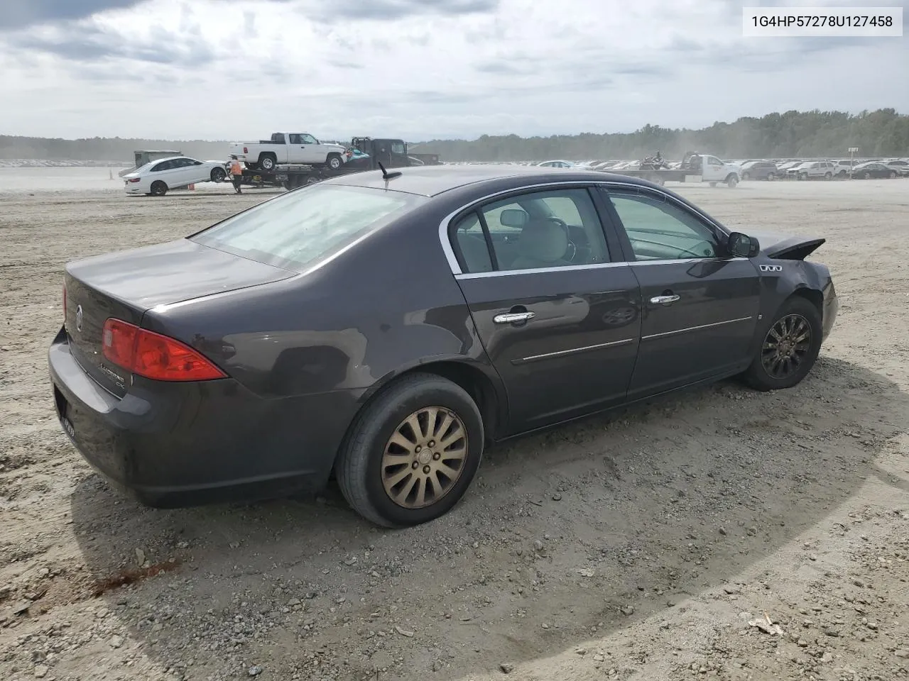 2008 Buick Lucerne Cx VIN: 1G4HP57278U127458 Lot: 70900084