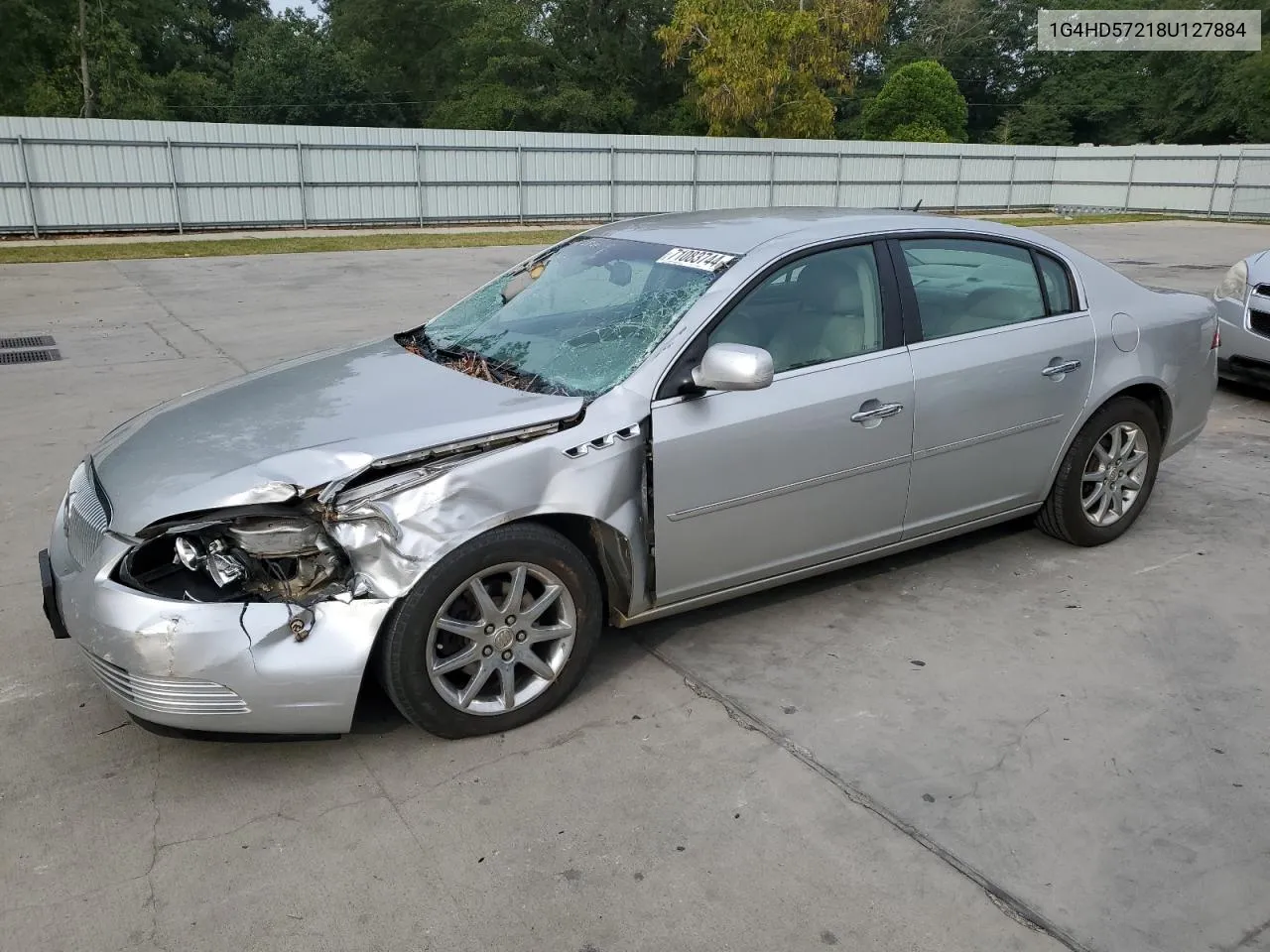 2008 Buick Lucerne Cxl VIN: 1G4HD57218U127884 Lot: 71083744