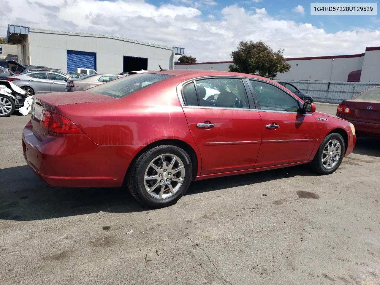 2008 Buick Lucerne Cxl VIN: 1G4HD57228U129529 Lot: 71684494