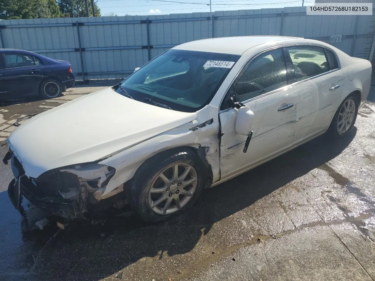 2008 Buick Lucerne Cxl VIN: 1G4HD57268U182153 Lot: 72148514