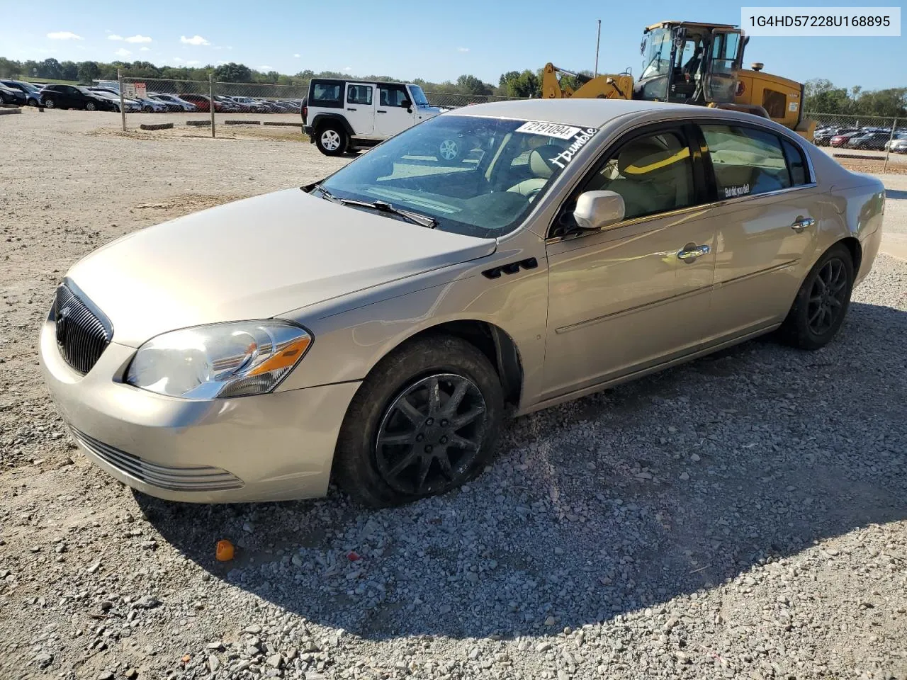 2008 Buick Lucerne Cxl VIN: 1G4HD57228U168895 Lot: 72191094