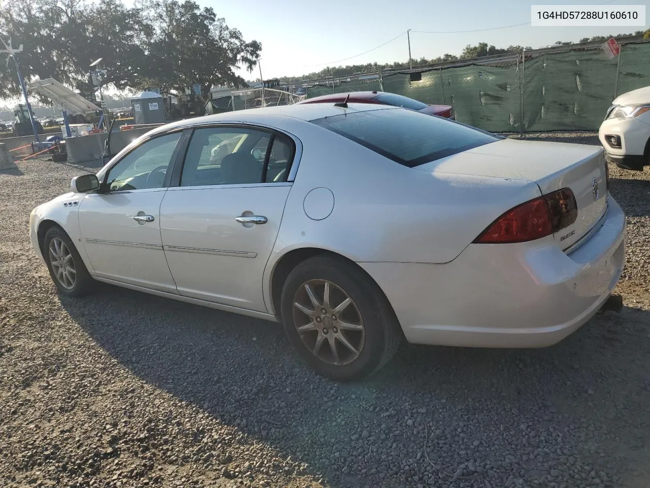 2008 Buick Lucerne Cxl VIN: 1G4HD57288U160610 Lot: 72643384