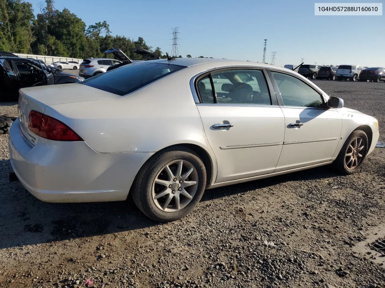 2008 Buick Lucerne Cxl VIN: 1G4HD57288U160610 Lot: 72643384