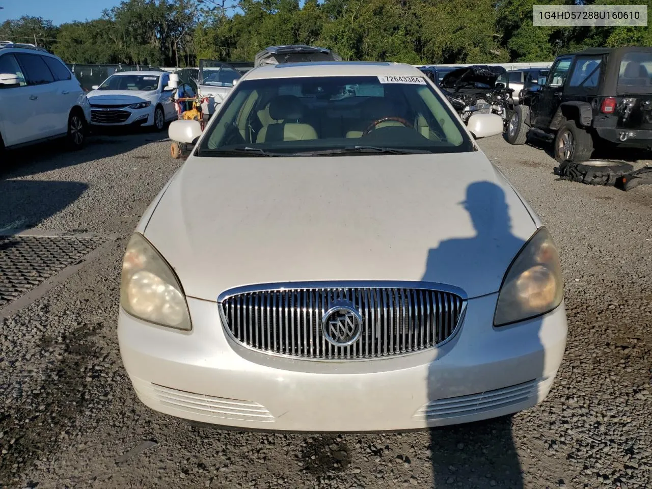 2008 Buick Lucerne Cxl VIN: 1G4HD57288U160610 Lot: 72643384