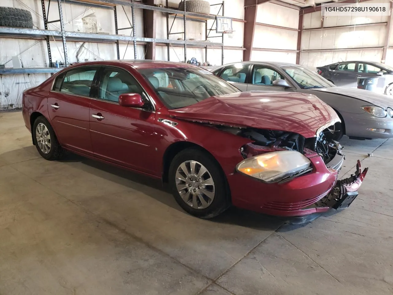 2008 Buick Lucerne Cxl VIN: 1G4HD57298U190618 Lot: 72885484