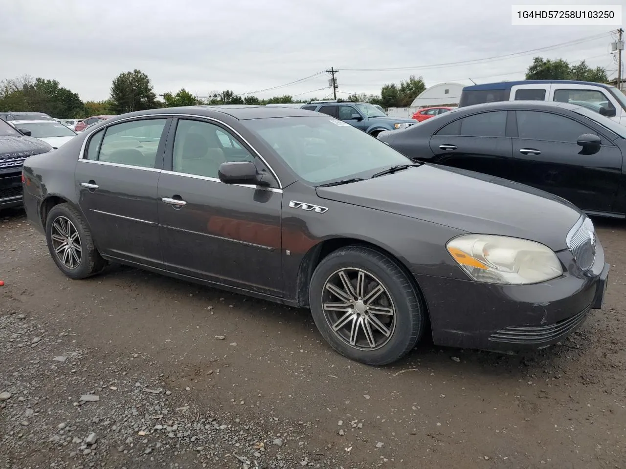 2008 Buick Lucerne Cxl VIN: 1G4HD57258U103250 Lot: 72908544