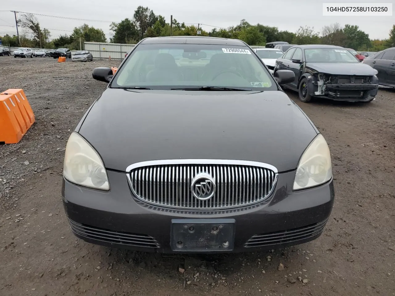 2008 Buick Lucerne Cxl VIN: 1G4HD57258U103250 Lot: 72908544