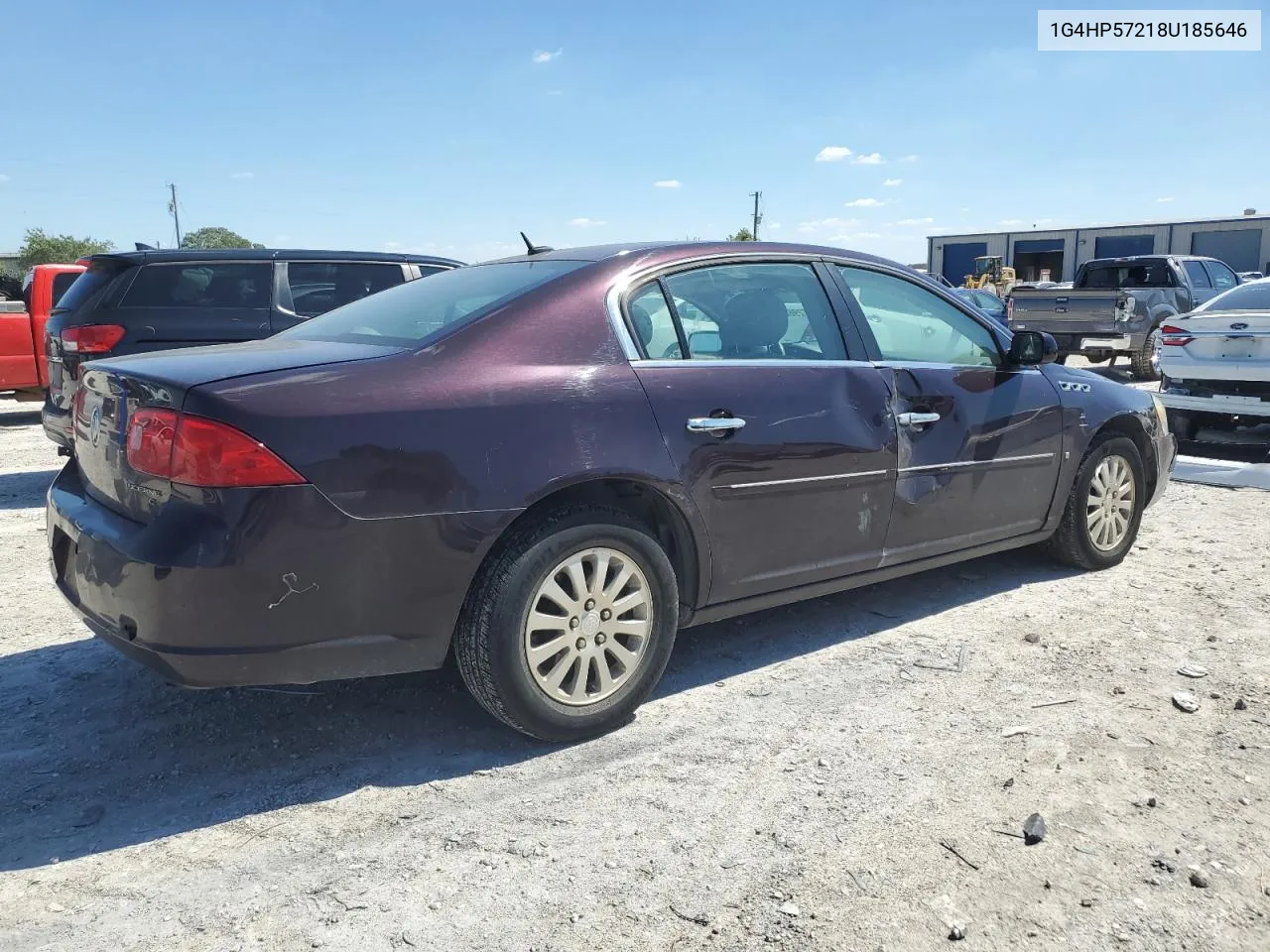 2008 Buick Lucerne Cx VIN: 1G4HP57218U185646 Lot: 72960634