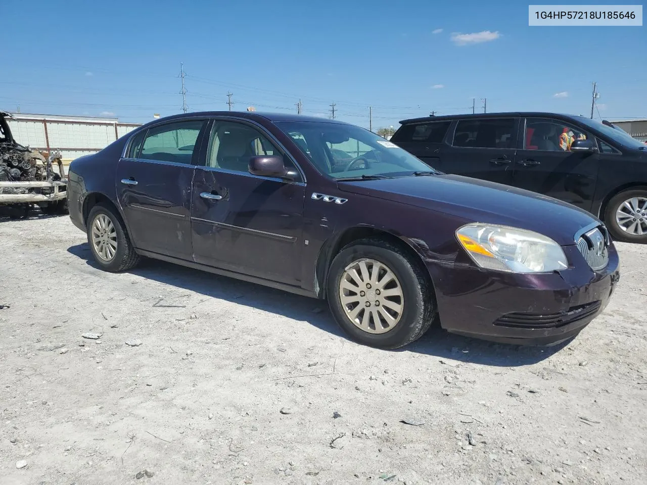 2008 Buick Lucerne Cx VIN: 1G4HP57218U185646 Lot: 72960634