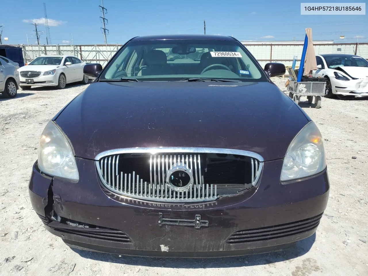 2008 Buick Lucerne Cx VIN: 1G4HP57218U185646 Lot: 72960634