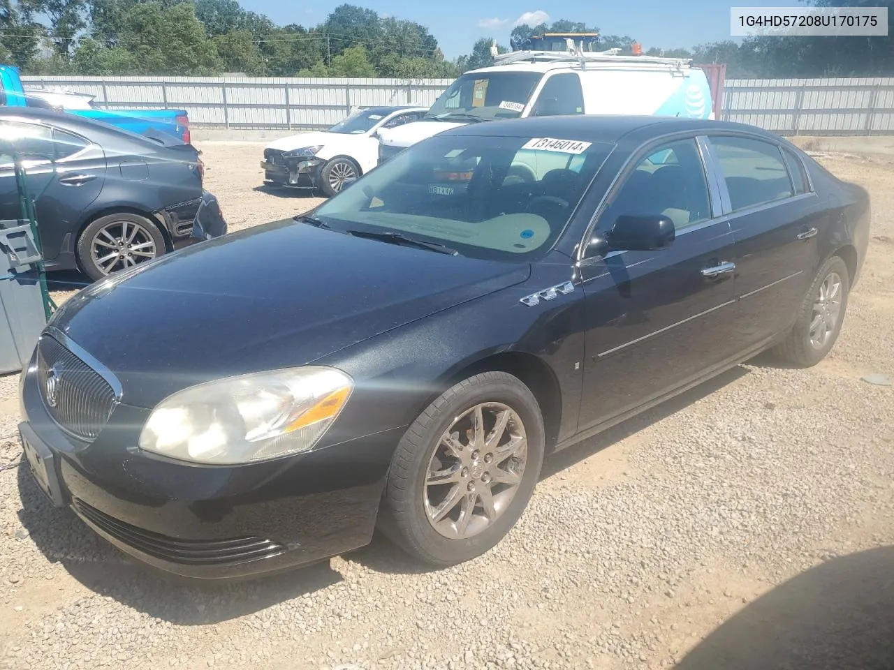 2008 Buick Lucerne Cxl VIN: 1G4HD57208U170175 Lot: 73146014