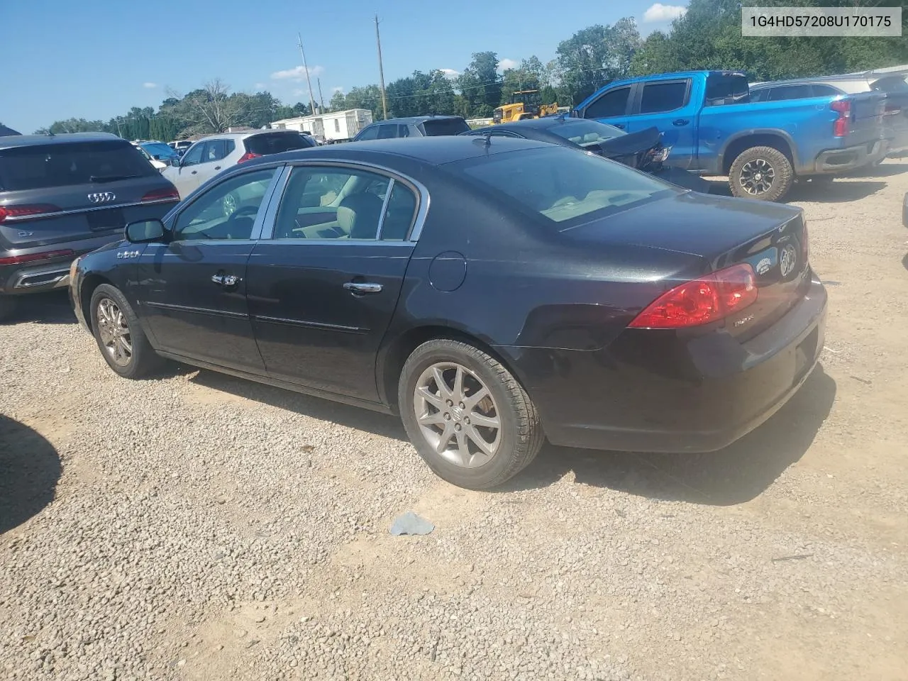 2008 Buick Lucerne Cxl VIN: 1G4HD57208U170175 Lot: 73146014