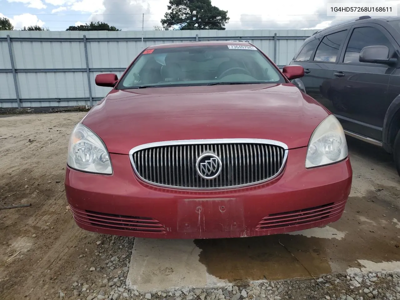 2008 Buick Lucerne Cxl VIN: 1G4HD57268U168611 Lot: 73640794