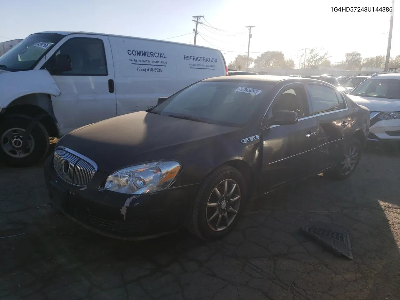 2008 Buick Lucerne Cxl VIN: 1G4HD57248U144386 Lot: 73646904