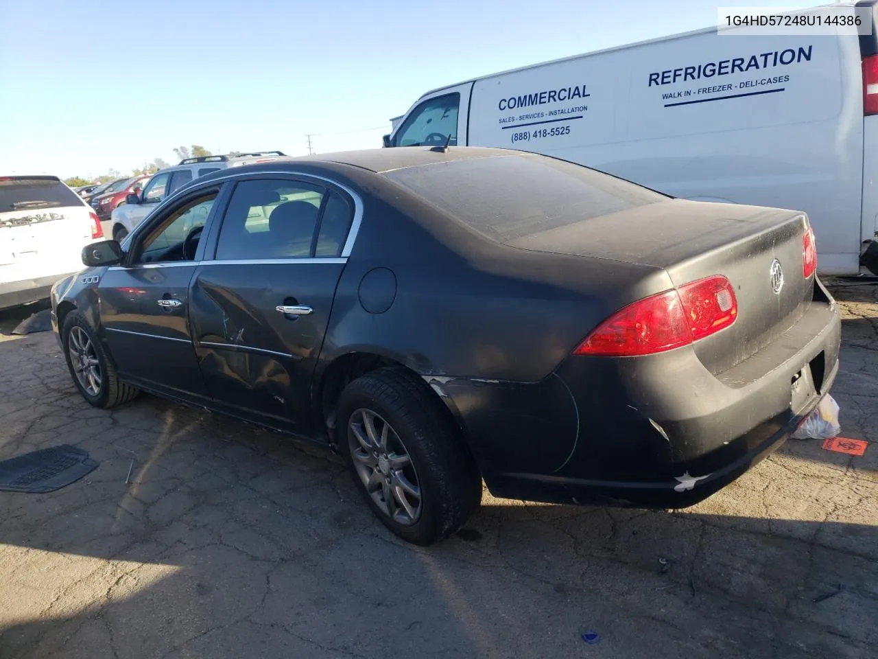 2008 Buick Lucerne Cxl VIN: 1G4HD57248U144386 Lot: 73646904