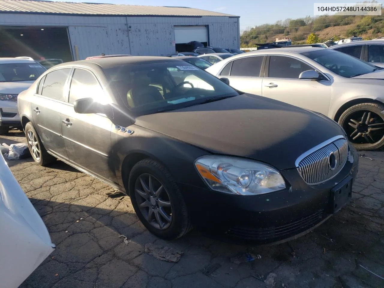 2008 Buick Lucerne Cxl VIN: 1G4HD57248U144386 Lot: 73646904