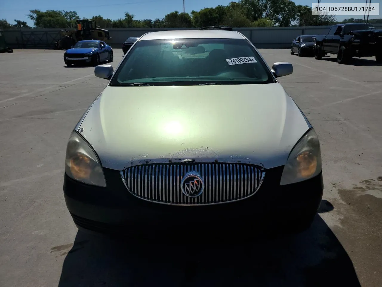 2008 Buick Lucerne Cxl VIN: 1G4HD57288U171784 Lot: 74100294