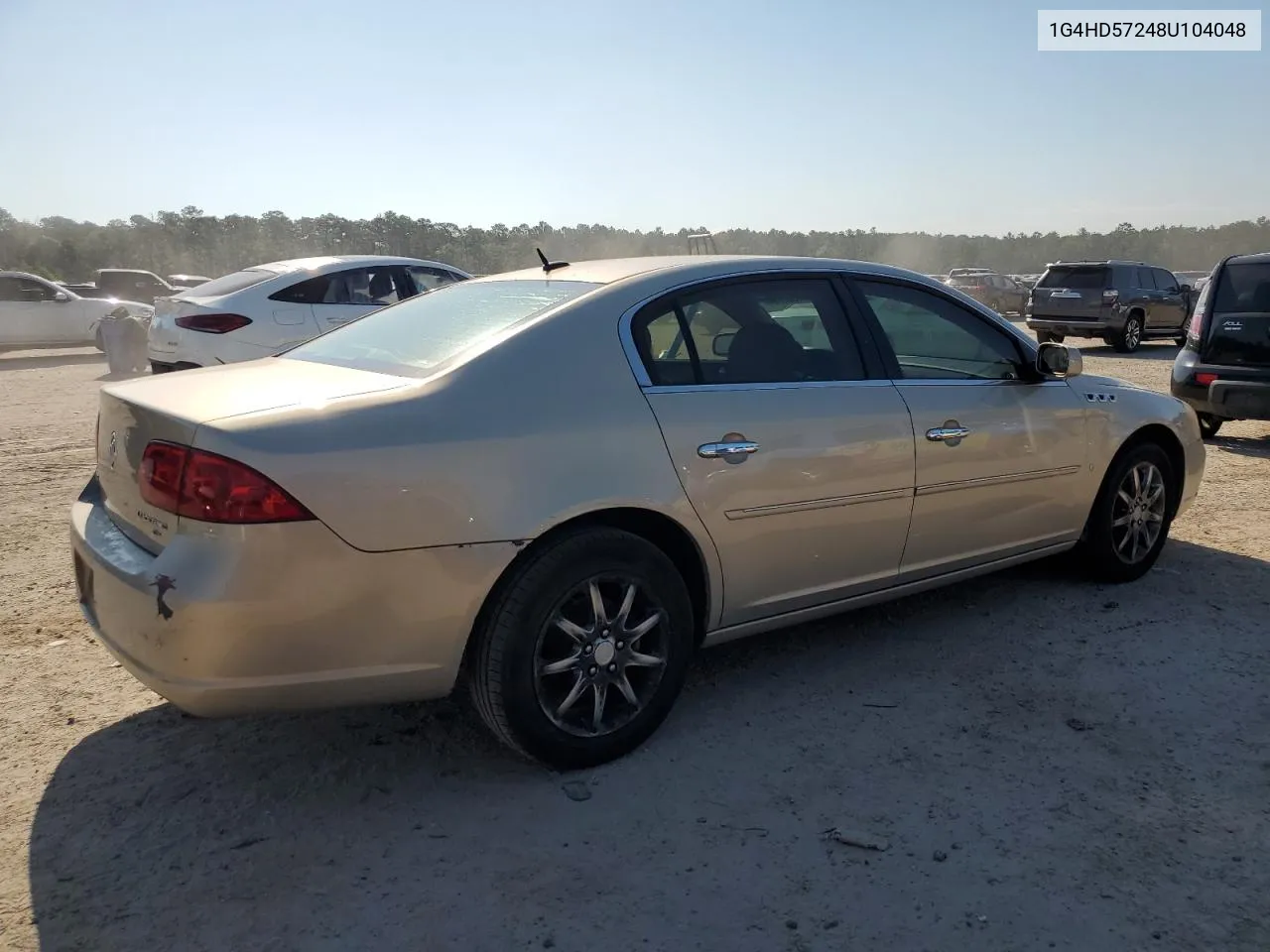 2008 Buick Lucerne Cxl VIN: 1G4HD57248U104048 Lot: 74307764