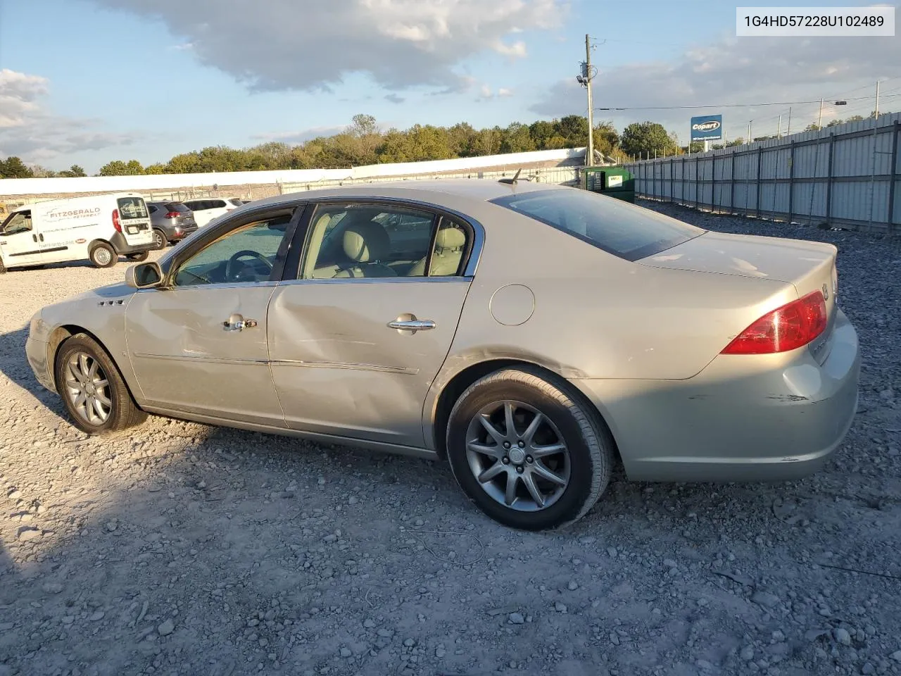 2008 Buick Lucerne Cxl VIN: 1G4HD57228U102489 Lot: 74364274