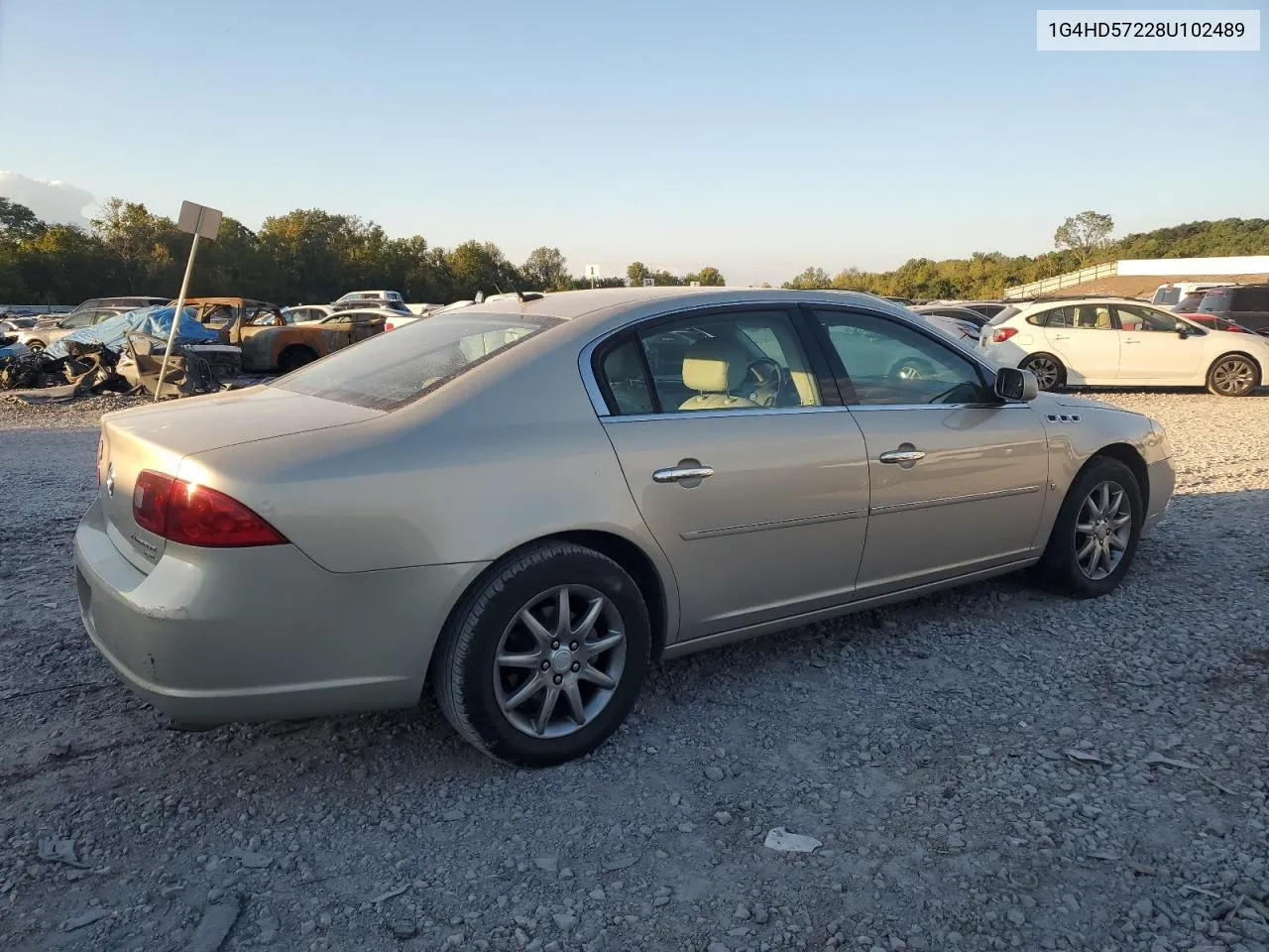 2008 Buick Lucerne Cxl VIN: 1G4HD57228U102489 Lot: 74364274