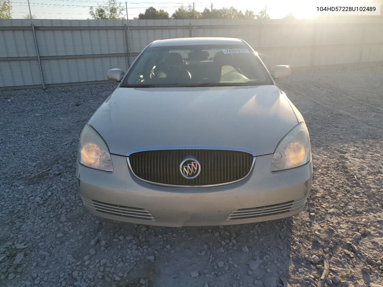 2008 Buick Lucerne Cxl VIN: 1G4HD57228U102489 Lot: 74364274