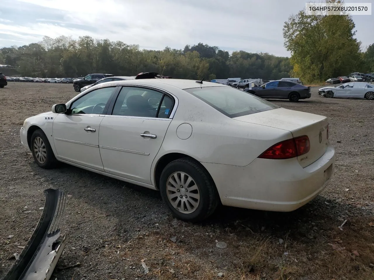 2008 Buick Lucerne Cx VIN: 1G4HP572X8U201570 Lot: 74418244