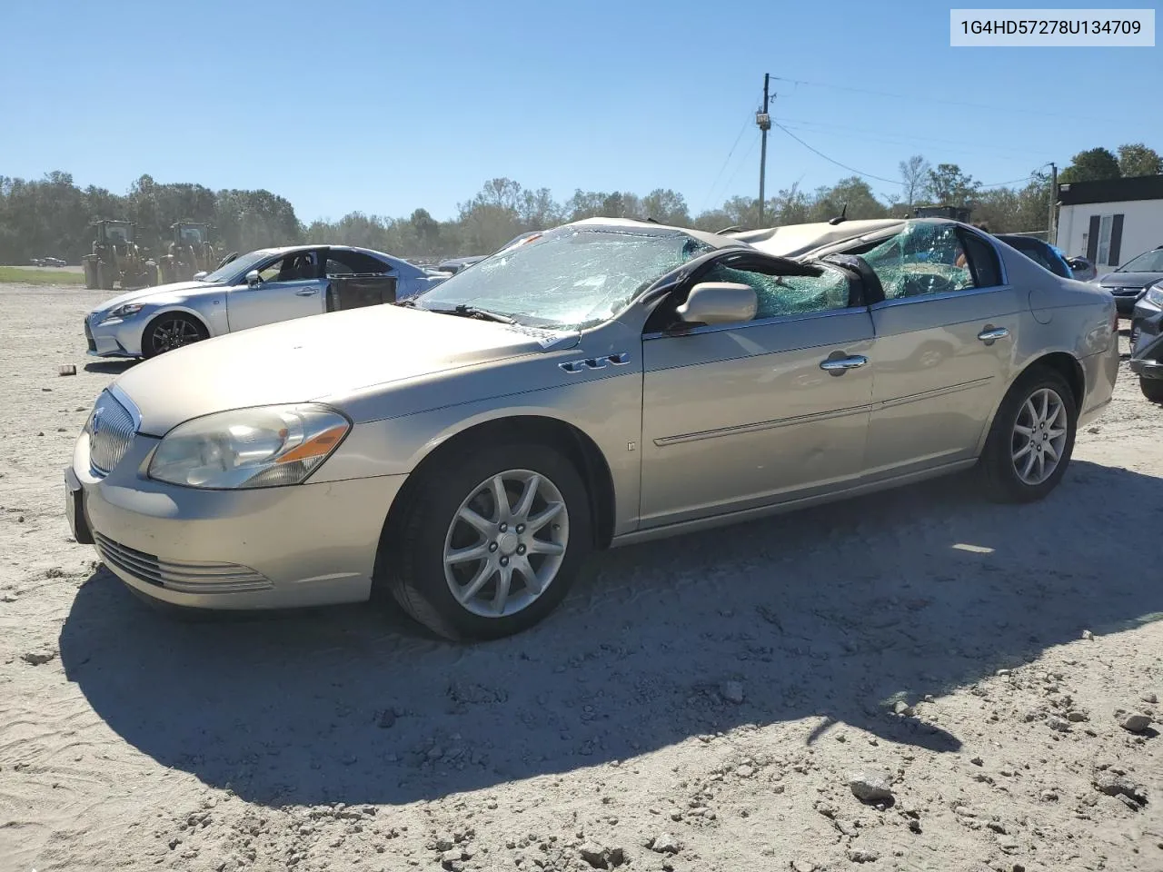 2008 Buick Lucerne Cxl VIN: 1G4HD57278U134709 Lot: 74464954