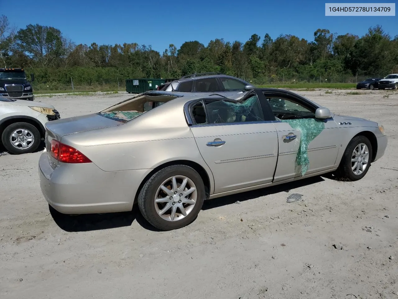 2008 Buick Lucerne Cxl VIN: 1G4HD57278U134709 Lot: 74464954